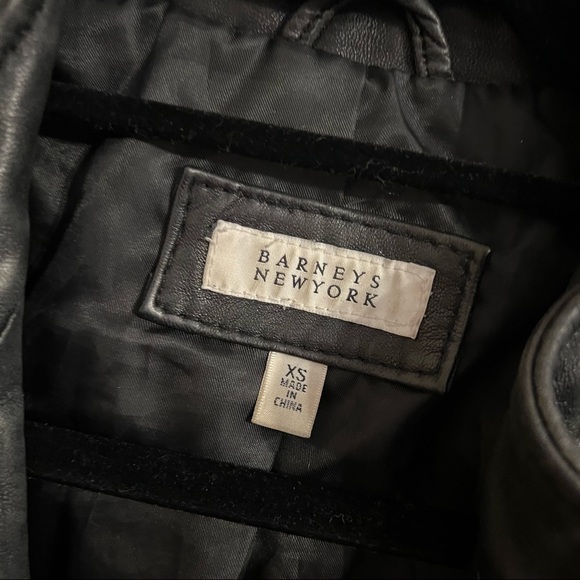 Barney’s New York Leather Jacket - Picture 4 of 5